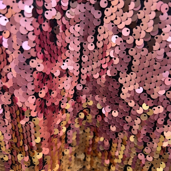 TOBI Backless Multi Sequin Shift Dress Women’s Small - Picture 8 of 11